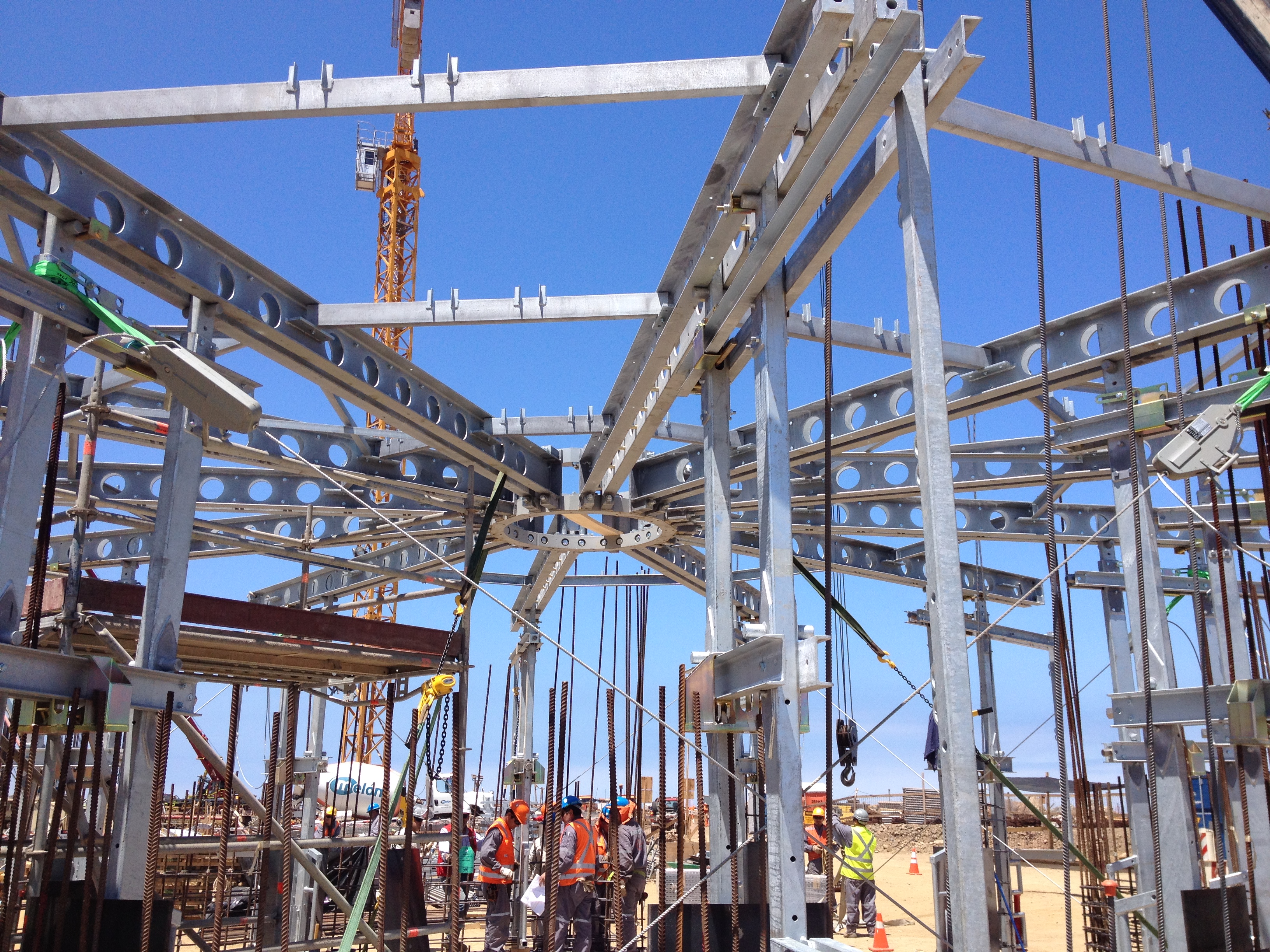 Guacolda_slipform_setup