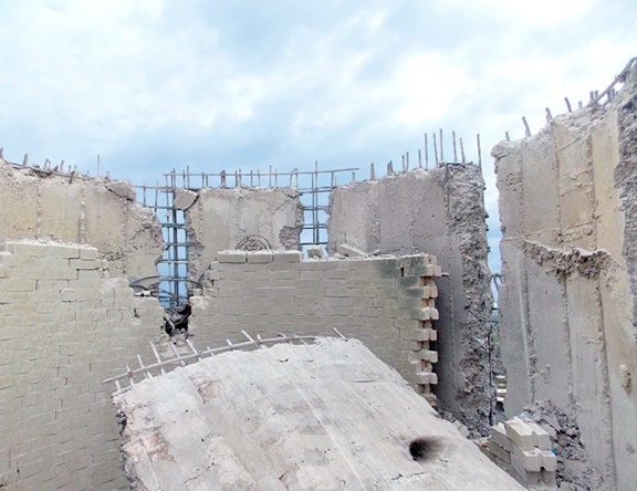 Concrete Chimney Demolition