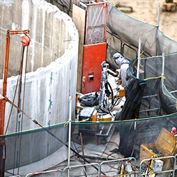 Concrete Chimneys Demoltion