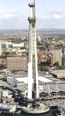 Spinnaker Tower Support Leg Construction