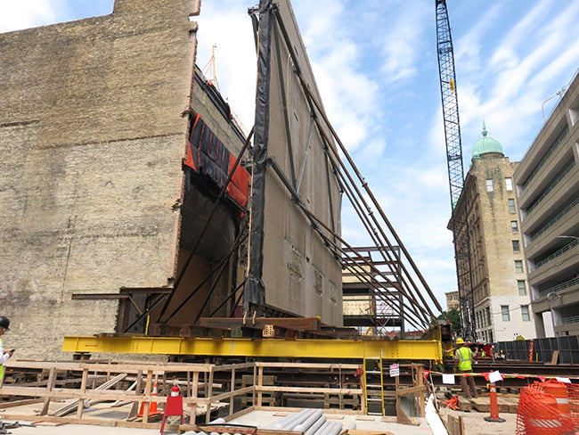 Historic Preservation Wall Relocation